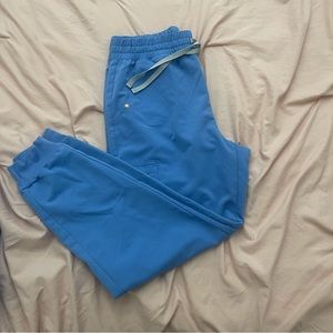 Figs skinny scrub pants- High waisted ceil blue Zamora x4 (shipping included)